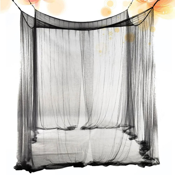 Bedroom Mosquito Net Large Square Bed Canopy Netting Bed Curtain for Home Hotel Indoor Bedding
