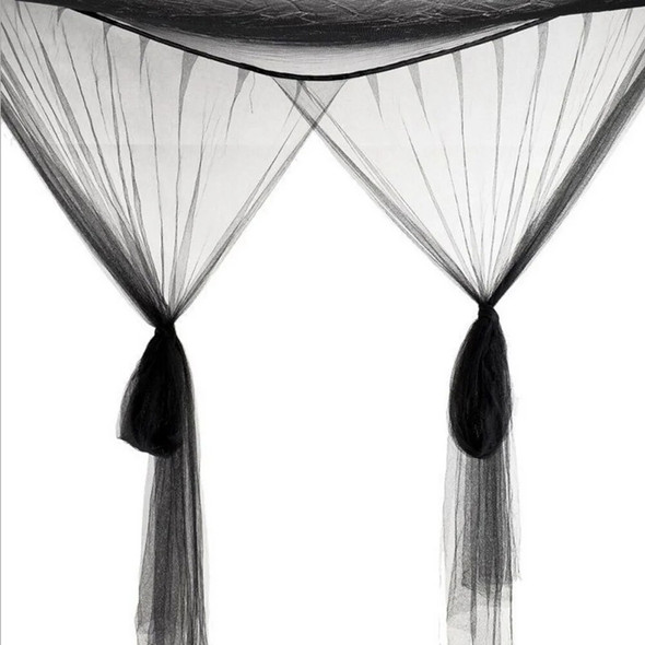 Bedroom Mosquito Net Large Square Bed Canopy Netting Bed Curtain for Home Hotel Indoor Bedding