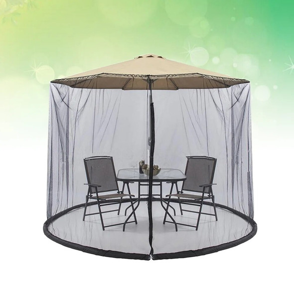 Mosquito Net Patio Garden Canopy Mosquito Net for Outdoor Patio UV Sun Shade 300x230CM ( Black )