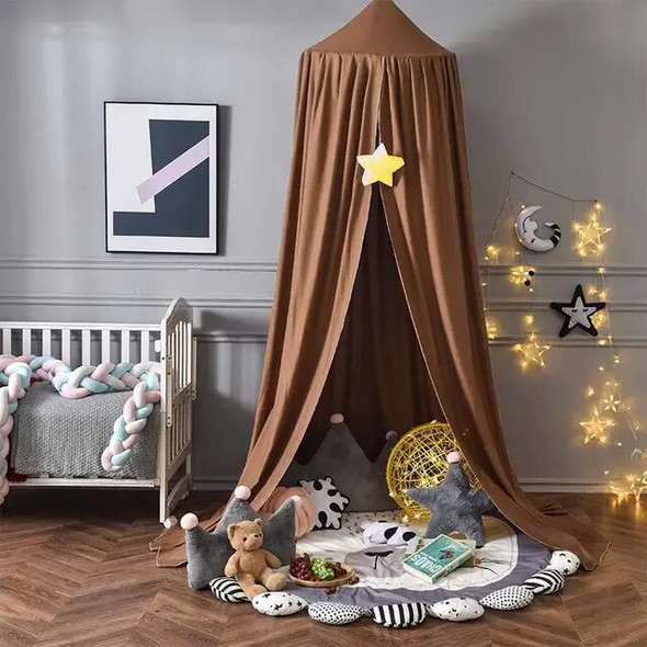 Kids Mosquito Net Girl Princess Hanging Bed Canopy Baby Crib Curtain Home Decoration Living Corner Play Reading Nook Decor