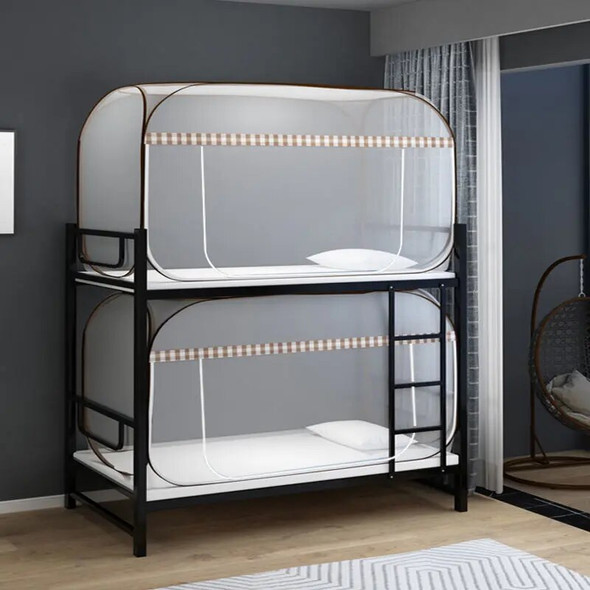 Square Top Large Space Yurt Mosquito Net Portable Student Dormitory Single Bed Mosquito Net Breathable Mesh Mosquito Net