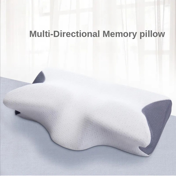 Butterfly Sleep Memory Pillow Slow Rebound Comfortable Copper Ion Sleep Pillow Cervical Orthopedic Neck Healthcare Bed Pillow