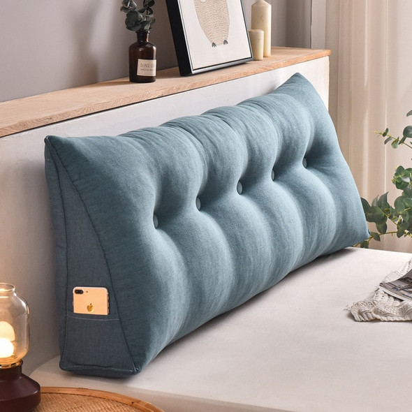 Soft Headboard Cushion Triangular Filler Long Pillow Reading Large Backrest Support Wedge Bed Daybed Comfort Rest Waist Pillow
