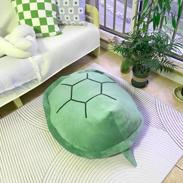 39.4inch Wearable Turtle Shell Plush Pillows Stuffed Soft Multi-Purpose Tortoise Costume Toy Plush Dress Up Funny Birthday Gift