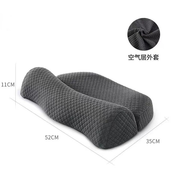 Thailand Natural Latex Orthopedic Massage Pillow Neck Cervical Spine Protected Remedial Big Vertebrae Pillow With 2 Colors