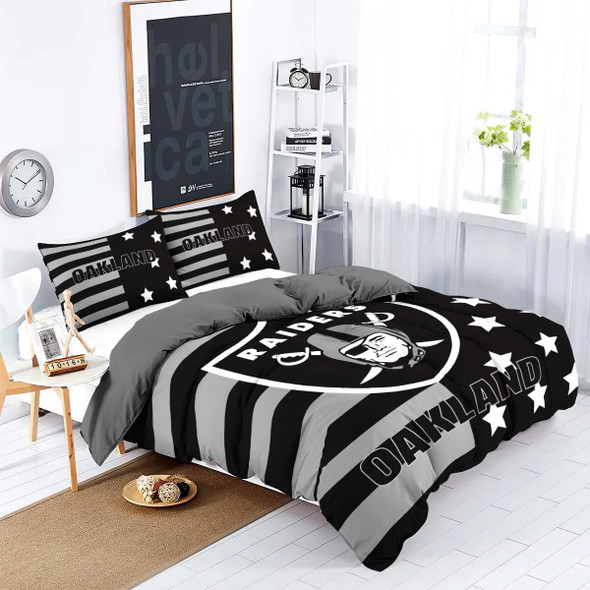 90gsm polyester bedding set, 3-piece striped star skin friendly warmth and comfort, 1 down duvet cover+2 pillowcases