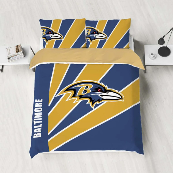 90gsm polyester plush fabric, team logo skin friendly warm bedding set of three, 1 down duvet cover+2 pillowcases