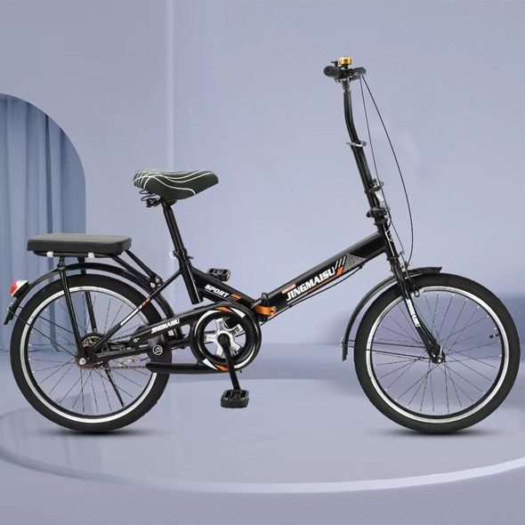 20Inch 6Speed Folding Bicycle With High Carbon Steel Tailless Frame