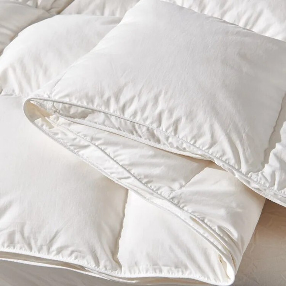 Goodnight Kiss 100% White Duck Down Comforter Lightweight Spring Autumn Blanket Quilt Soft Luxury Warm Winter Duvet Insert