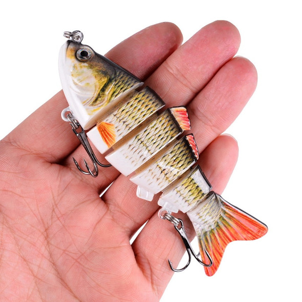 Aorace Fishing wobbler Lifelike  6/7 Segment Swimbait Crankbait Hard Bait Slow 10cm 17g 15g Isca Artificial Lures Fishing Tackle