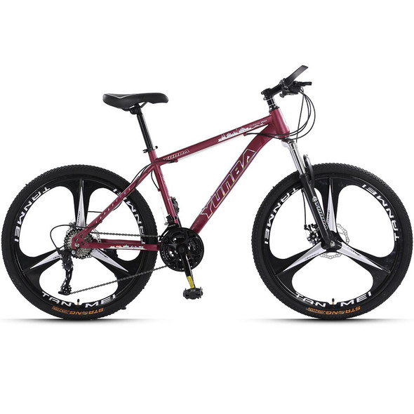 26 Inch High Carbon Steel Bicycle Mountain Bike 27 Speed Dual Disc