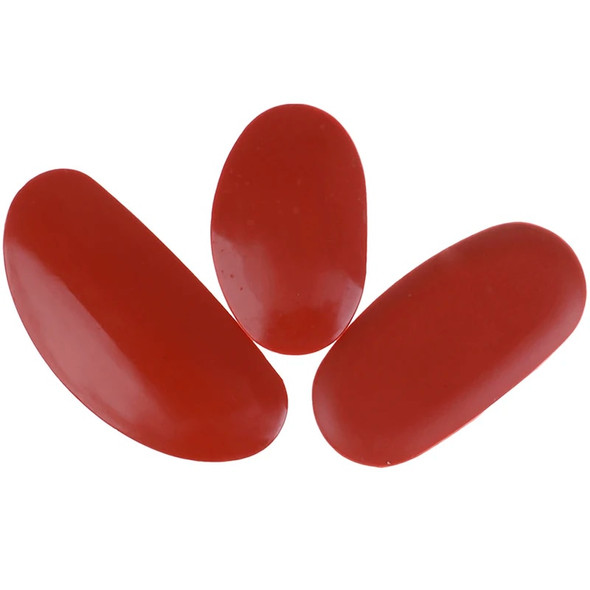 3Pc Red Very Soft Hand-made Sculpture Ceramic DIY Clay Artist Auxiliary Special Tools Red Pottery Clay Artist Silicone Rubber