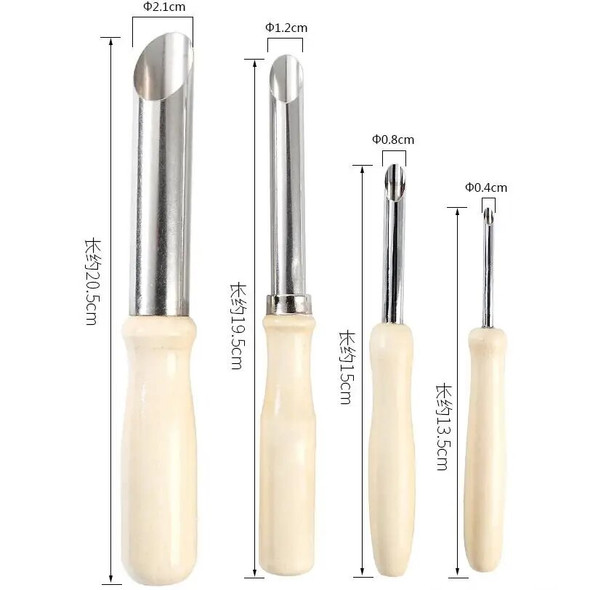 DIY Molding Engrave Cutter Shape Carve Sculpture Modelling Cut Pottery Punch Hole Clay Ceramic Tool Wax Model Sludge Sculpt