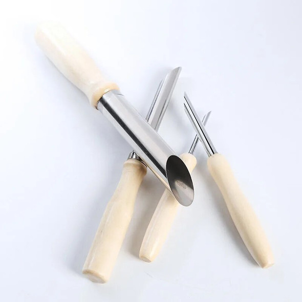 DIY Molding Engrave Cutter Shape Carve Sculpture Modelling Cut Pottery Punch Hole Clay Ceramic Tool Wax Model Sludge Sculpt