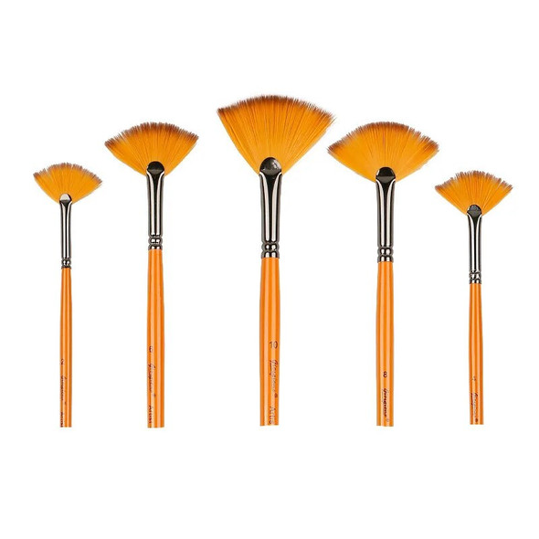 Pottery Soft Hair Fan-shaped Brush Good Water Absorption DIY Ceramic Large-area Coloring Brush Glaze Hydration Tool