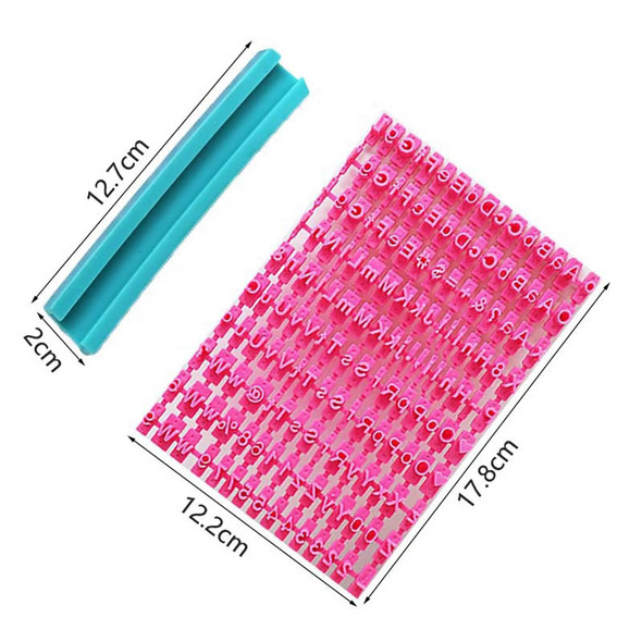 1 Set Alphabet, Number, Symbols,Letter Clay Stamp Impress Embosser Set,Cookie Press Stamps,Print Name Ceramic Pottery Tools