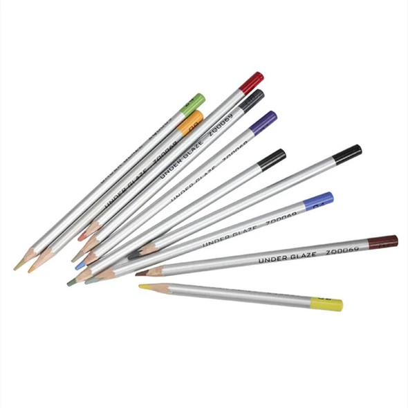 10 Colors/Set Ceramic Art Underglaze Color Pencils DIY Ceramic Hand Painted Glaze Chalk Pottery Painting and Coloring Tools