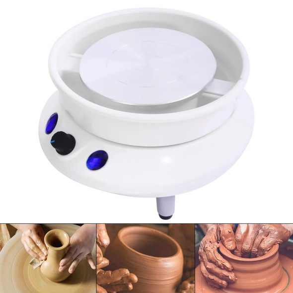 Electric pottery wheel machine 2000 rpm ceramic clay machine with ABS removable ceramic sink for ceramic work clay art craft