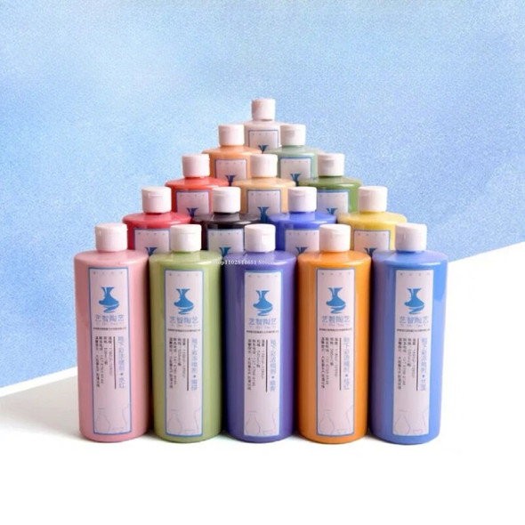 24 Color Ceramic Underglaze Color Medium Temperature Concentrated Glaze DIY Ceramic Crafts Painting Dyeing Filling Materials