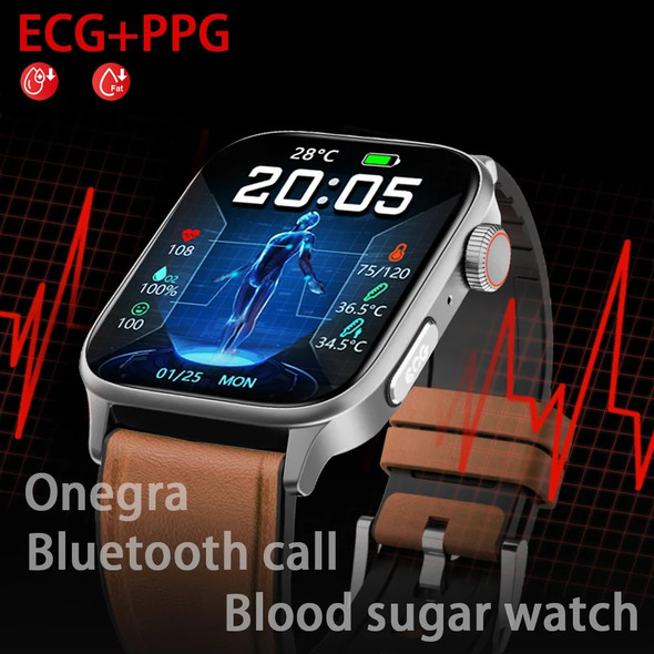 Xiaomi 2023 Noninvasive Blood Oxygen Smart Watch Bluetooth Call ECG+PPG Heart Rate Blood Pressure Healthy Sports SmartWatch Men