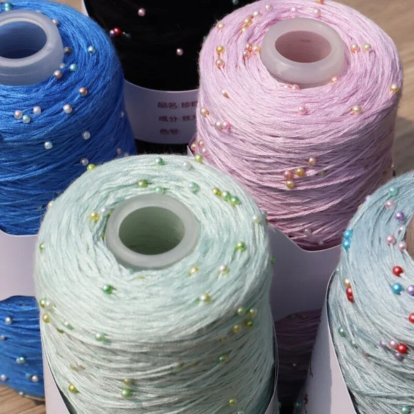 [Silk Joy] Pearl Silk Cotton Thread, Hand Woven Pure Cotton Fine Wool Thread, Diy Crochet
