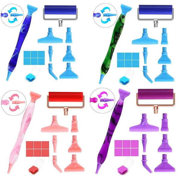 5D Resin Diamond Painting Pen Replacement Pen Heads Point Drill Pens with Glue Clay Roller DIY Art Crafts Diamond Painting 5D Resin Diamond Painting Pen Replacement Pen Heads Point Drill Pens with Glue Clay Roller DIY Art Crafts Diamond Painting