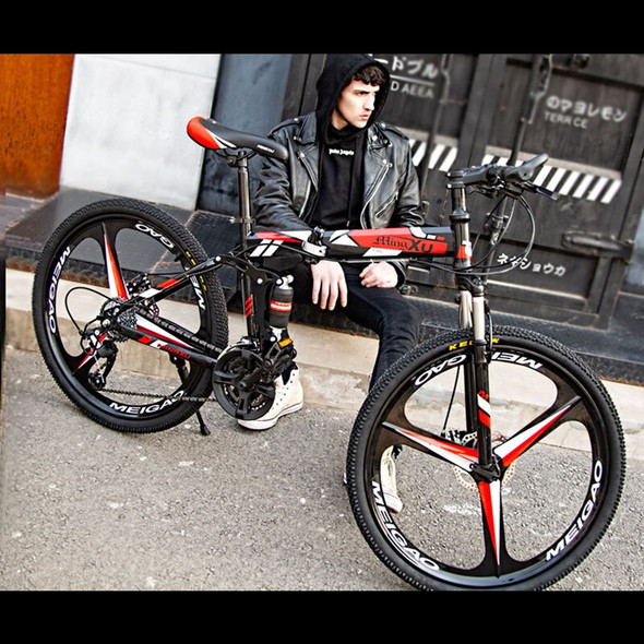 Cycling City Mountain Bike Folding Mountain Bike 24/26 Inch Double Cycling City Mountain Bike Folding Mountain Bike 24/26 Inch Double