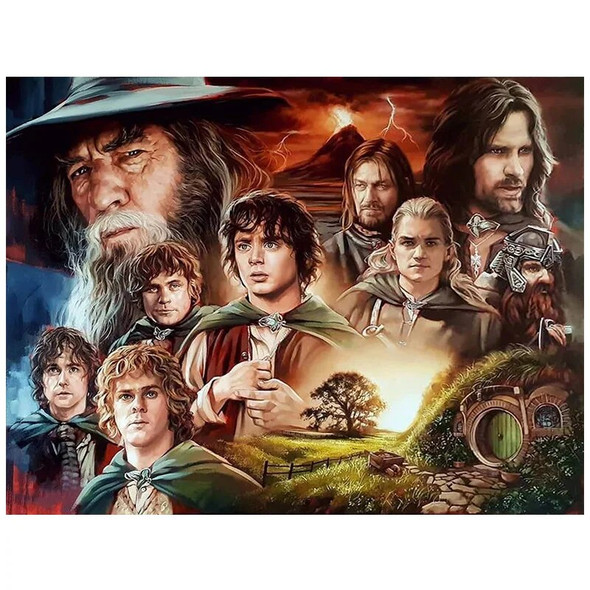 AB diamond cross stitch Lord of the rings 5D DIY diamond embroidery rhinestone painting diamond painting