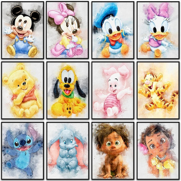 5D DIY Diamond Painting Disney Girl Cute Mickey Mouse Dumbo Home Decor Full Round&Square Diamond embroidery Cross stitch mosaic