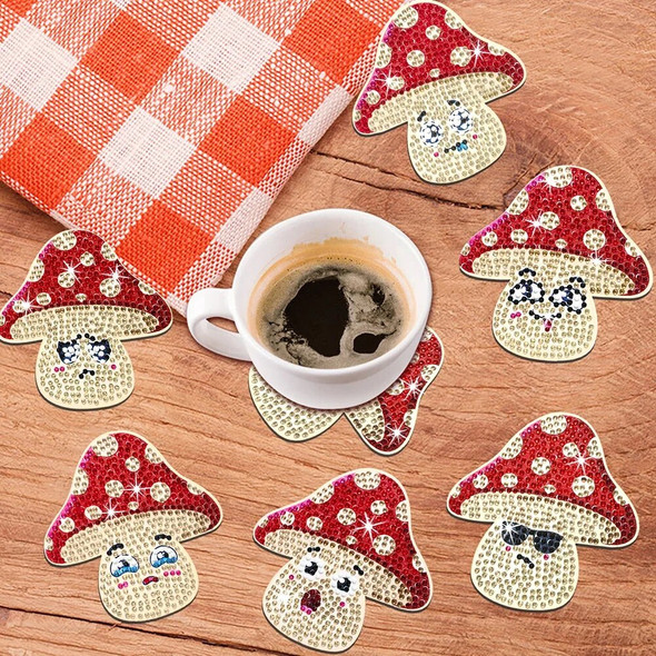 10/8/6pcs 5D DIY Diamond Painting Coasters Christmas Halloween Decoration Diamonds Coaster Diamond Art Coasters with Holder 10/8/6pcs 5D DIY Diamond Painting Coasters Christmas Halloween Decoration Diamonds Coaster Diamond Art Coasters with Holder