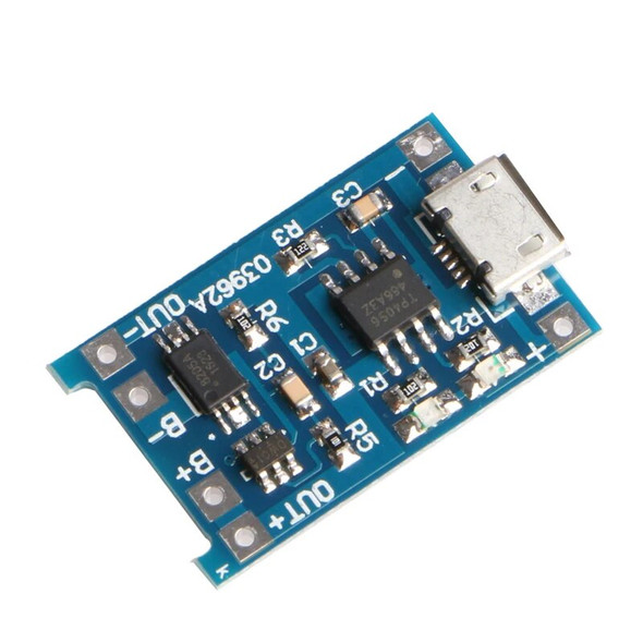 Micro 5V 1A USB 18650 Lithium Battery Charging Board Module+Protection Micro 5V 1A USB 18650 Lithium Battery Charging Board Module+Protection