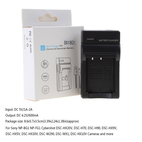 NP-BG1 USB Battery Charger For Sony CyberShot DSC-HX30V DSC-HX20V DSC-HX10V New NP-BG1 USB Battery Charger For Sony CyberShot DSC-HX30V DSC-HX20V DSC-HX10V New