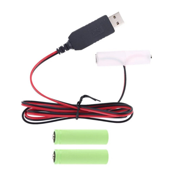 K1AA LR6 AA Battery USB Power Supply Cable Replace 1-4pcs 1.5V AA Battery for Toy Clock LED Strip Light Calculator K1AA LR6 AA Battery USB Power Supply Cable Replace 1-4pcs 1.5V AA Battery for Toy Clock LED Strip Light Calculator