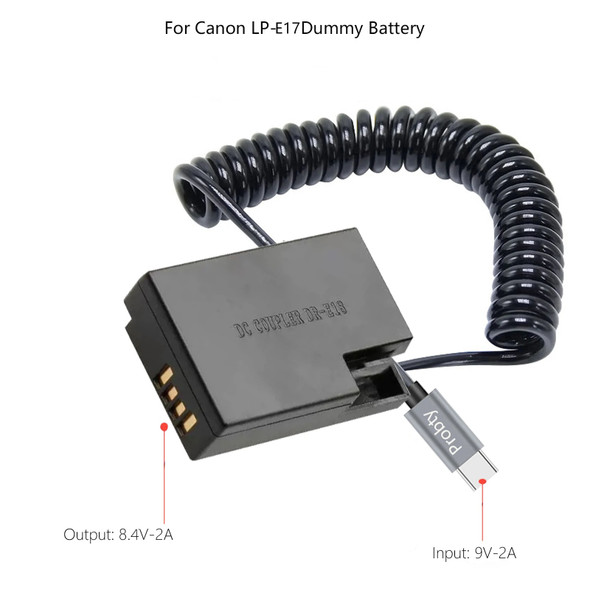 ACK-E18 DR-E18 LP-E17 Dummy Battery DC Power AC Adapter For Canon EOS R10 RP 200D 250D 750D 760D 77D 800D 850D 8000D ACK-E18 DR-E18 LP-E17 Dummy Battery DC Power AC Adapter For Canon EOS R10 RP 200D 250D 750D 760D 77D 800D 850D 8000D