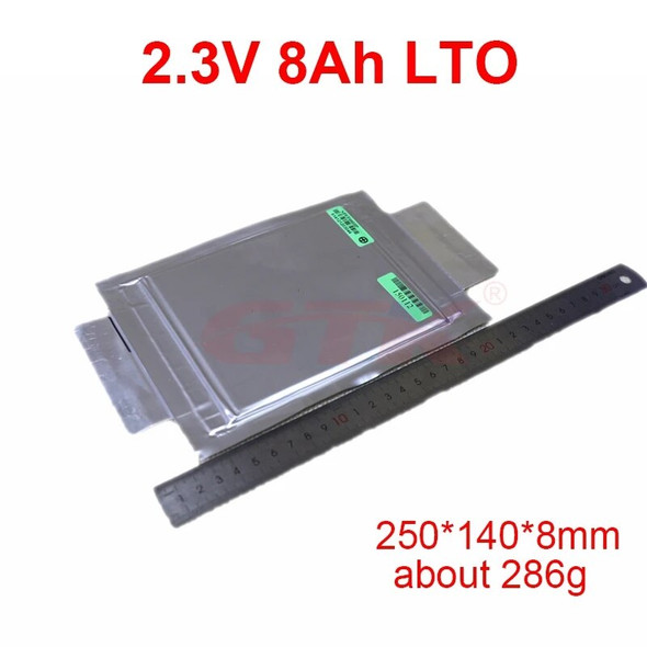 2023 GTK 2.3V 2.4V 8Ah LTO Battery Lithium Titanate Cells MGL 6c Fast Charge discharge for Car Start battery Model Airplane