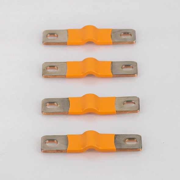 Insulated Flexible BusBar Flat Copper 3mm Bus Bars Connector 300A For 3.2V 3.7V 280Ah 320Ah 200Ah Battery Pcak Parts with Cu Ni