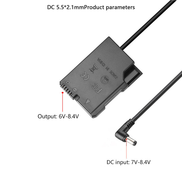 D-TAP to EN-EL14 EN-EL14a Dummy Battery EP-5A DC Coupler for Nikon D5600 D5500 D5300 D5200 D5100 D3300 D3400 D3200 Df Cameras