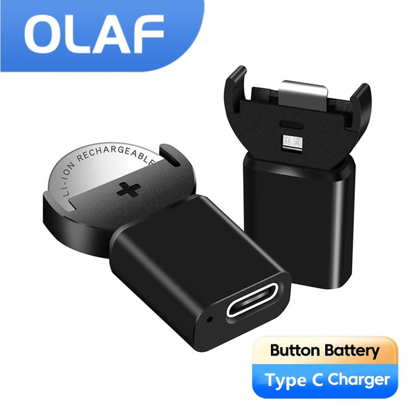 Butoon Battery Charger Type C Port LIR2032 LIR2032H LIR1632 LIR2025 LIR2016 Li-ion Coin Cell Rechargeable Battery Charger 3.6V Butoon Battery Charger Type C Port LIR2032 LIR2032H LIR1632 LIR2025 LIR2016 Li-ion Coin Cell Rechargeable Battery Charger 3.6V