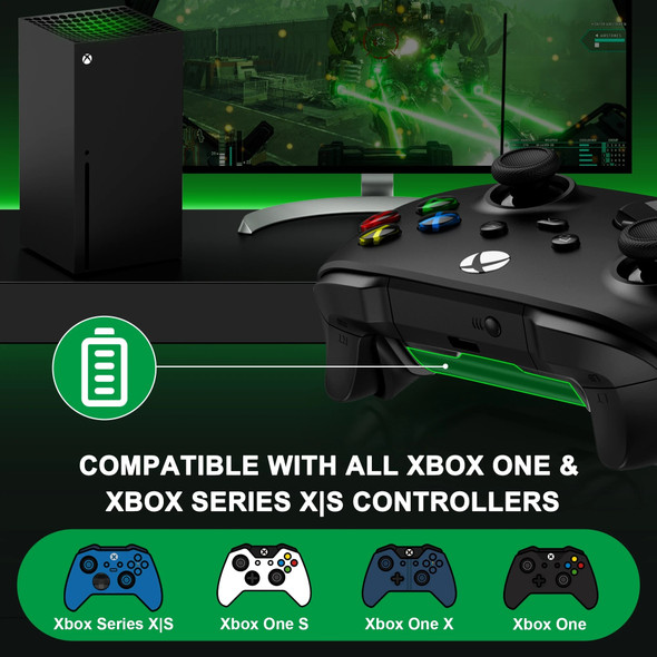 BEBONCOOL X500 4×3600 mWh Batteris with RGB Battery Charger For XBOX ONE S/X and Serise X/S Rechargable Batteris For XBOX BEBONCOOL X500 4×3600 mWh Batteris with RGB Battery Charger For XBOX ONE S/X and Serise X/S Rechargable Batteris For XBOX