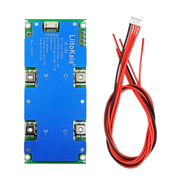 LiitoKala 4S 12V 100A BMS LiFePo4 Lithium Iron Phosphate Battery Protection Circuit Board With Balanced Charging LiitoKala 4S 12V 100A BMS LiFePo4 Lithium Iron Phosphate Battery Protection Circuit Board With Balanced Charging