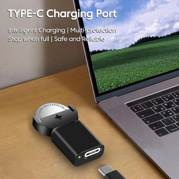 Olaf Rechargeable Button Battery Charger for LIR2032 LIR1632 LIR2025 LIR2016 LIR2032H Model Type C Charging Battey Power Charger Olaf Rechargeable Button Battery Charger for LIR2032 LIR1632 LIR2025 LIR2016 LIR2032H Model Type C Charging Battey Power Charger