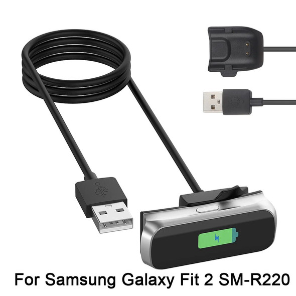 1Pcs Charger Holder For Samsung Galaxy Fit 2 SM-R220 Smart Watch Wristband Charger USB Charging Cable Power Charger Dock Station