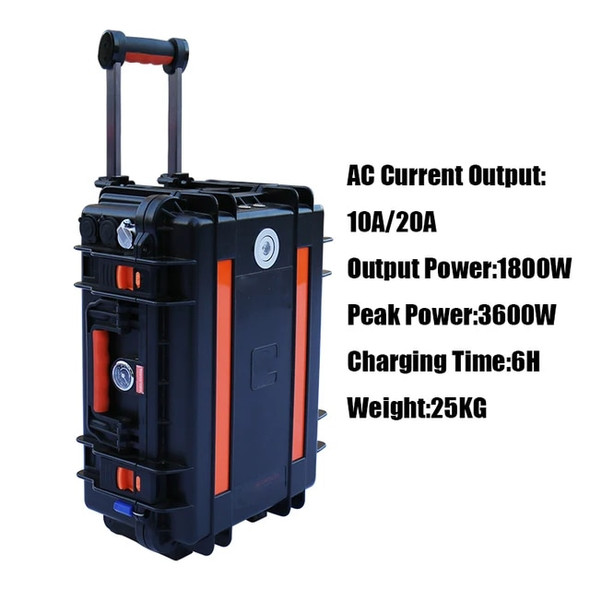 Easy Handle High Power 2000Wh/3000Wh Portable Power Station Solar Generator Military Quality UPS Power Tools Outdoor Camping