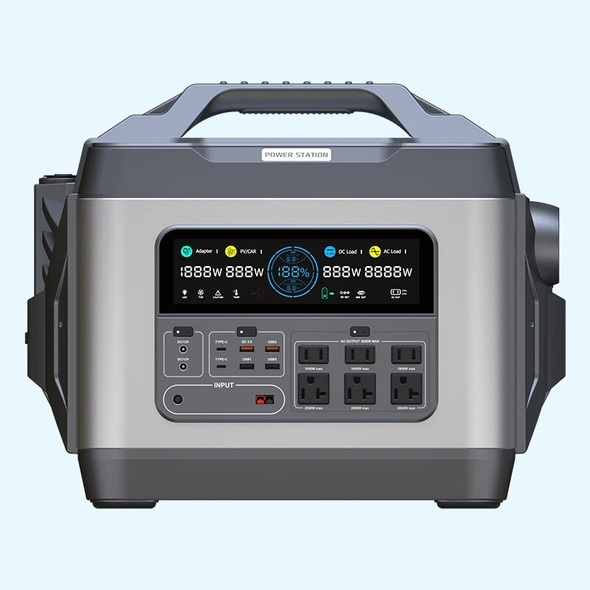 Two-way inverse fast charge 3000W Portable Portable Power Station Home energy Storage Backup emergency camping power bank Two-way inverse fast charge 3000W Portable Portable Power Station Home energy Storage Backup emergency camping power bank