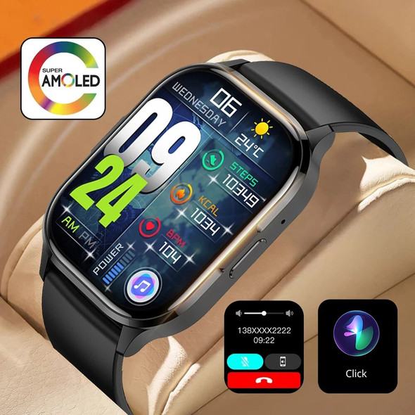 2024 New Original AMOLED Smart Watch Bluetooth Call 2.01Inch HD Alway On Display Fitness Tracker Sport Smartwatch for Men Women 2024 New Original AMOLED Smart Watch Bluetooth Call 2.01Inch HD Alway On Display Fitness Tracker Sport Smartwatch for Men Women
