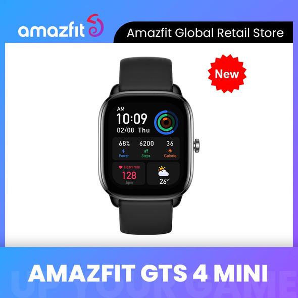 [World Premiere] Amazfit GTS 4 MINI Smartwatch 120+ Sports Modes 1.65" HD AMOLED Display Smart Watch For Android For iOS