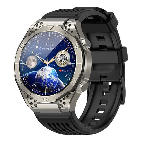 NAMOFOTO New Smartwatch 1.43" AMOLED ECG Non-invasive Uric Acid Blood Lipid Pressure Oxygen SOS Men Bluetooth Call Smart Watch