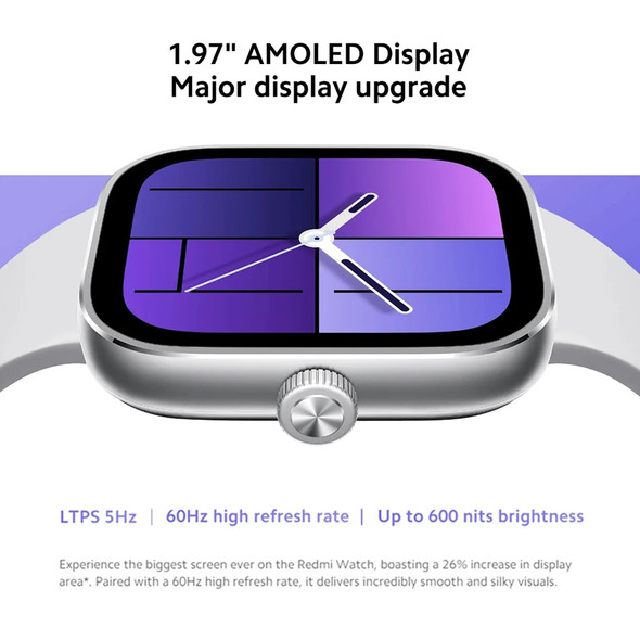 New Global Version Xiaomi Redmi Watch 4 Ultra Large 1.97'' AMOLED GPS Smartwatch Bluetooth Phone Call 20 Days Battery Life 5ATM