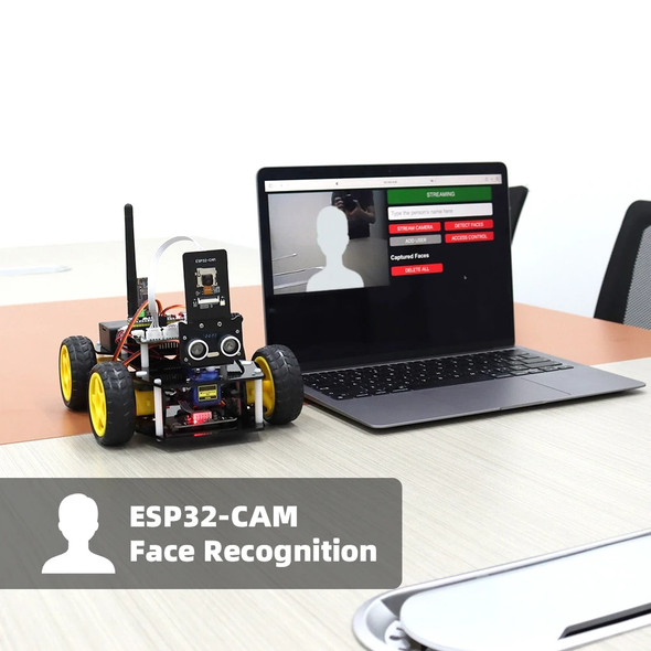 Automation Robot Car Kit for Arduino and Keil 5 Programming Combining ESP32 CAM with STM32 Electronics Educational Robotic Kit