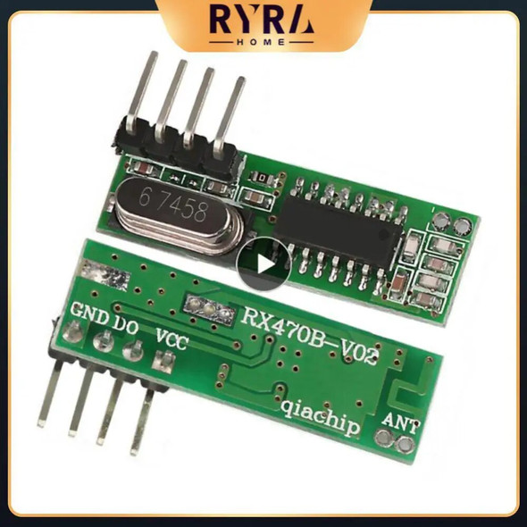 Mhz Superheterodyne RF Receiver and Transmitter Module For Arduino Wireless Module Kit 433Mhz Remote Control